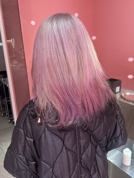 ダズリングディア(Dazzling Deer) パープル/デザインカラー/ミディアム/ふんわりミディアム