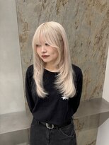 ソル 栄矢場町(SOL) 抜きっぱなしブロンド/シャギーカット/フォックスカラー