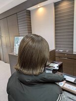 ブルーテーフ(Bleu Terre)&nbsp;盛岡【白髪ぼかしハイライトグレージュ】30代40代オススメ◎