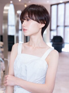 ハバナ 天神(HAVANA) 大人ガーリーショートボブ/似合わせカット/ダークアッシュ