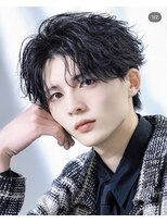 アストラ(ASTRA)&nbsp;MEN’S HAIR/波巻きツイストスパイラル/リバースセンターパート