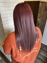 ルスト 成増店(Lust) 髪質改善ケアカラー「ブリーチ×ピンクバイオレット」