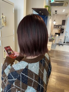 ブレス ヘアアンドスパ 湘南台(bless hair spa) レッドハイライト