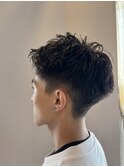 ツーブロックベリーショート