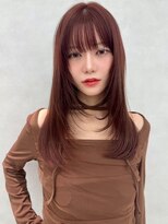 アッシュ 中野店(Ash)&nbsp;20代30代/レイヤー/くびれ/透明感/小顔/オリーブベージュ/美髪