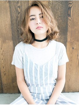 ローラン(ROULAND) 外国人風無造作ウェーブタンバルモリワンサイドセミウェット