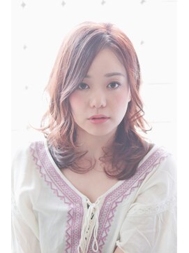 シュシュット(chouchoute) chouchoute小顔でゆるふわな透明感ピンクベージュセミロング