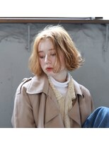LuTa☆ミルクティーアッシュベージュ×ミニボブ