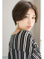 リノ ヘアー デザイン 河原町三条(Lino Hair Design) 【Lino Hair Design】横顔美人で大人かわいい 小顔 ショートボブ