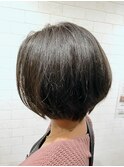 プラチナムグレイパール×ショート