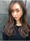【山田】アフロート３Dカラー無造作カールブランジュハイライト