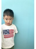 キッズカット×ツーブロック×刈り上げ