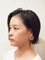 ククル ヘアー(cucule Hair)&nbsp;京都・西院cuculehair　切りっぱなしアレンジミニボブ
