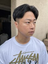 メンズセンターパート　スキンフェード　フェードカット　hiro