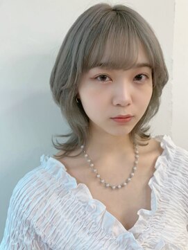 ベイルーム(BAYROOM by HONEY omotesando) 【BAYROOM】オルチャンウルフレイヤー×ミントグレージュr