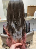美髪☆大人かわいい裾カラー