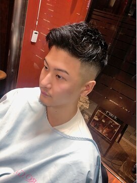 ヒロギンザ 新橋日比谷口店(HIRO GINZA) アップバングon theスキンフェード