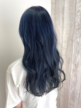 シエル 立川店(CIEL) 【CIEL×久光】ディープネイビーブルーロング