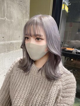 ガルボ ヘアー(garbo hair) #ガルボ#ハイトーン#シルバー#ブリーチ#髪カリスマ#10代#20代