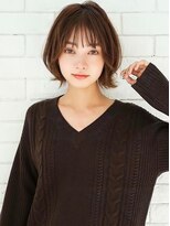 アグ ヘアー ミニョン 半田2号店(Agu hair mignon) 《Agu hair》秋冬カラーのくびれボブ