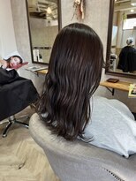 ユッカ エコル 塚口(YUCCA ekolu)&nbsp;【ekolu 川畑】艶髪ピンクブラウン/ラフ波ウェーブ/春カラー