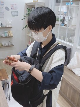 モリオフロムロンドン 松戸店(Morio from London) 【松戸 岩口】黒髪丸み刈り上げマッシュショート