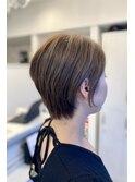 スッキリショート×シアーベージュ