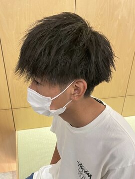 ニアウ 太田店(Niau) ツイストスパイラルパーママッシュメンズパーマ波巻きパーマ