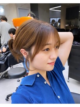 ロンドアヴァントゥス 池袋(Lond aventus) 韓国レイヤー/韓国風/ボブ/髪質改善/黒髪/ブリーチなし〔池袋〕