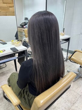 アジールヘア 所沢プロペ通り店(agir hair) ハイライトバレイヤージュヘアシルバー10代20代30代所沢