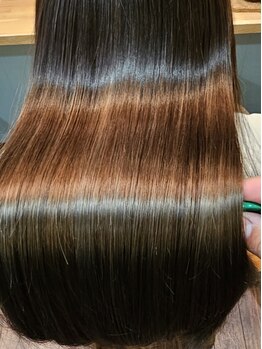 ヘアーメイク カフェ(hair make cafe)の写真/【業界最新☆】ネオメテオ髪質改善ストレートでダメージを最小限に抑え、究極の艶髪へ導きます♪