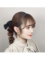 プルクラ ロッポンギ(Pulchra ROPPONGI)&nbsp;ポニーテールアレンジヘア