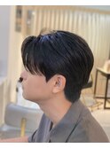 毛流れ韓国ヘア