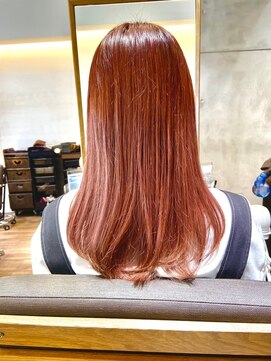 ヘアリゾート粋 新宿三丁目本店 『関口』艶色イルミナカラー/ピンクブラウン