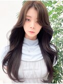 【艶感★シースルーバング】韓国レイヤー20代30代ウェーブ巻き髪