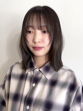 ルックアット(Look at) 【Look at】レイヤーボブ似合わせカット着物ヘアダークアッシュ