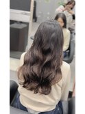 コテ巻き風パーマ 韓国風パーマ くびれパーマ