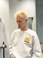 ケシキ大名(keshiki)&nbsp;おしゃれ男子必見抜きっぱなしブロンドヘア/ISSEI