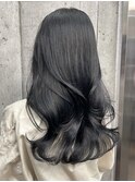 フェミニンカール大人ヘアモテ髪前髪パーマオフィスヘア