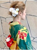 【ヘアセット担当・大村】花火大会/天神祭/浴衣/ヘアアレンジ