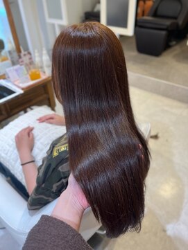 スペックホルダーミミ(Spec Holder mimi) 明るめブラウン×イルミナカラー8.28くびれヘア