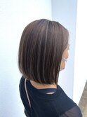 ハイライト×大人ボブ