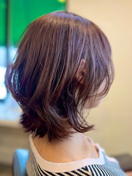 イヨーク 地蔵通り店(IYOHK) 外ハネミックスボブスタイル