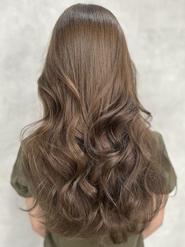 ルノン(LUNON) 暗めカラーグランマッシュデザインカラーフェイスフレーミング