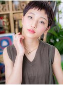 表情クールに…大人かわいい黒髪ベリーショートA2北浦和20代30代
