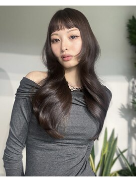 ヴェイン 渋谷(vain) レイヤーカット小顔似合わせ前髪ナチュラルワンカール美髪艶髪