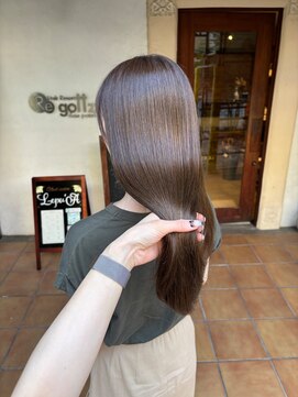 暗めカラー透明感×brownカラー10.23