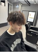 【ツイストスパイラル】濡れ感×無造作マッシュ 八尾