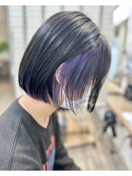 ラウラアンドロー(LAURA&RO) ダブルカラー/ケアブリーチ/インナーカラー/ベージュ【塚口】