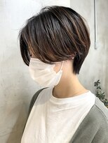 エリマバイフィフス 調布(elima by fifth)&nbsp;調布イルミナカラーレイヤーボブウルフショートカットベージュ